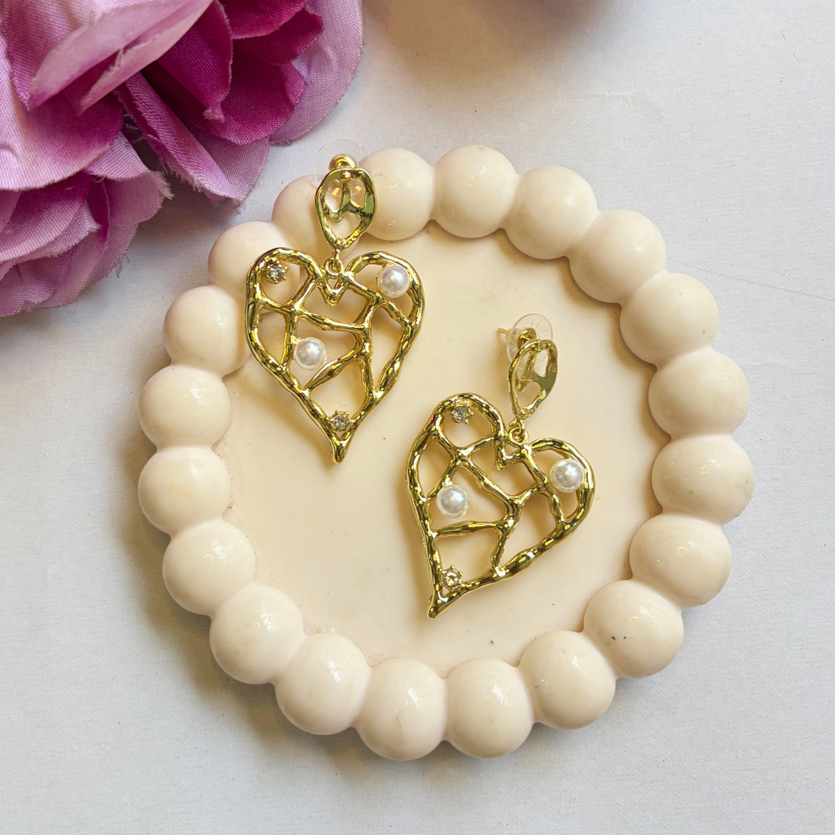 Cupid Heart Earrings