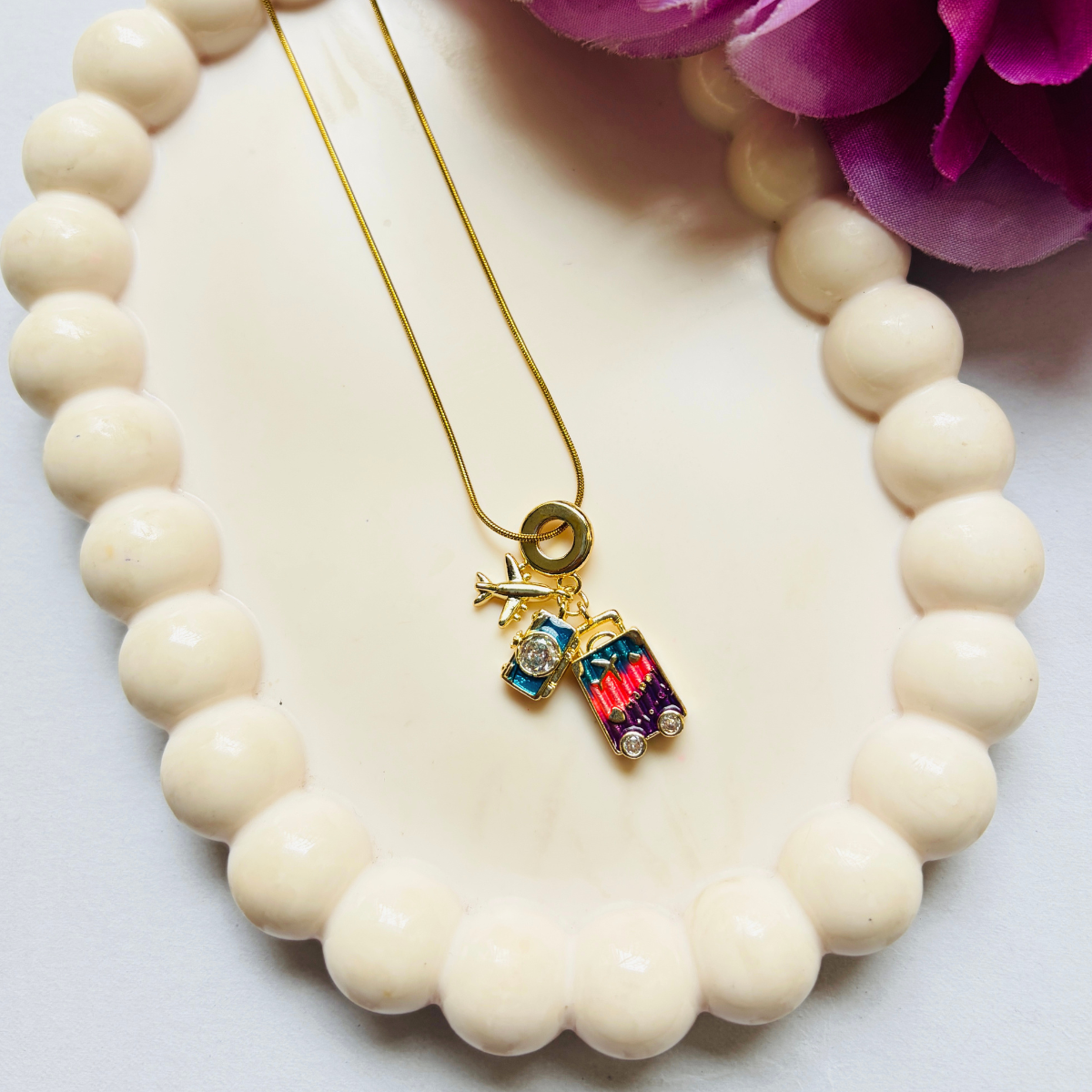 Wanderlust Necklace- Gold