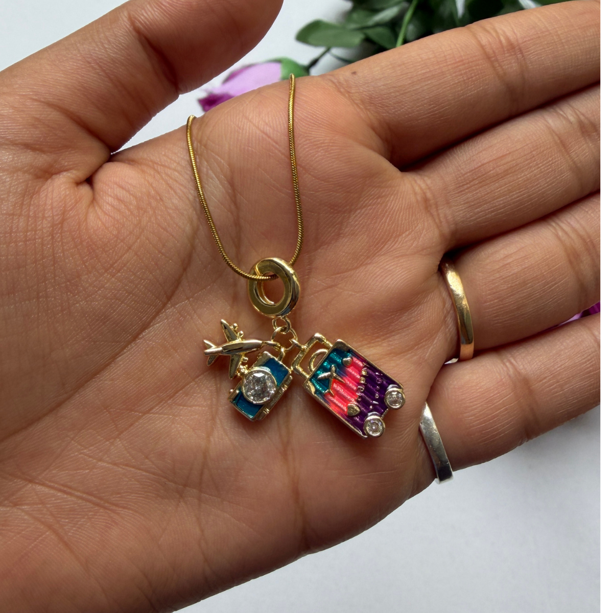 Wanderlust Necklace- Gold