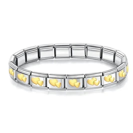 Italian Bracelet- Heart Silver