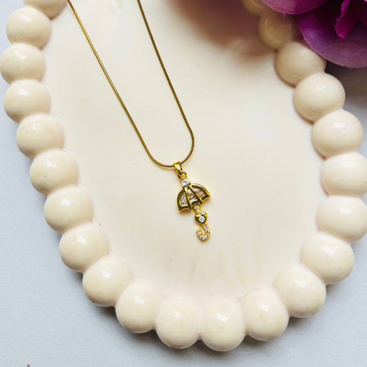 Rain Necklace- Gold