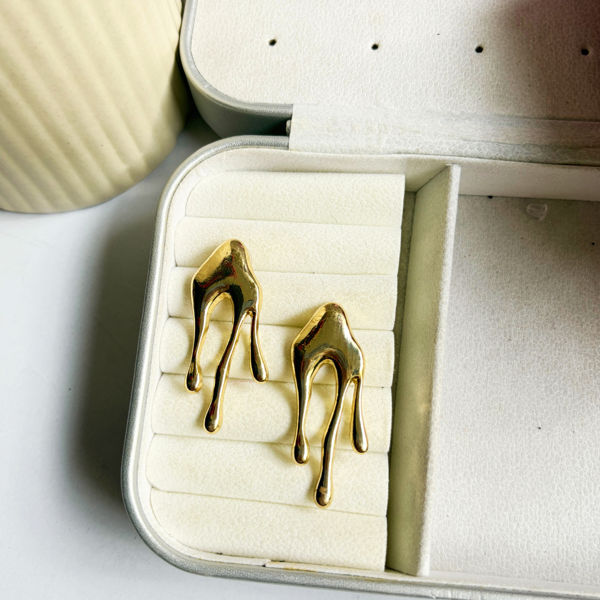 Nova Gold Stud Earrings