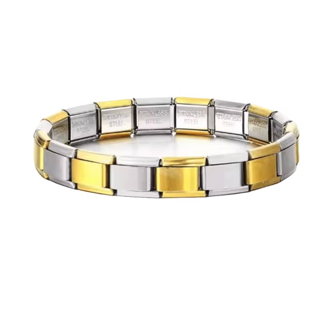 Italian Bracelet Dual Tone